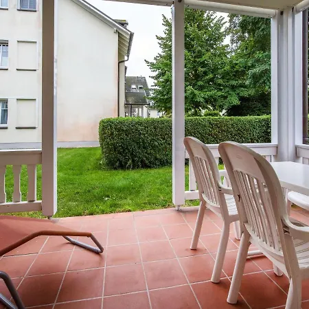 Duenenpark - Klassik Mit 1 Schlafzimmer Und Terrasse Im Erdgeschoss 140 דירה בינץ
